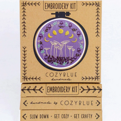 Cozy Blue - Fairy Ring Embroidery Kit