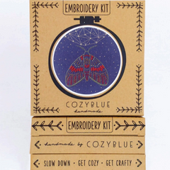 Cozy Blue - Midnight Flight Embroidery Kit