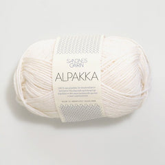 Sandnes Garn Alpakka Bright White (1001)