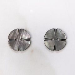 Black Mother of Pearl Buttons 18 mm (No. 250)