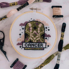 Innocent Bones - Cancer Zodiac Cross Stitch