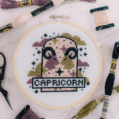 Innocent Bones - Capricorn Zodiac Cross Stitch Kit