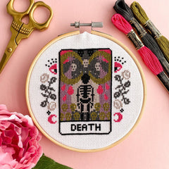 Innocent Bones - Death Tarot Card Cross Stitch Kit