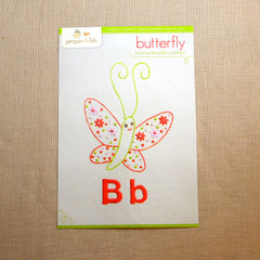 B - Butterfly Embroidery Pattern