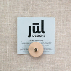 JUL Naked Leather Pedestal Buttons