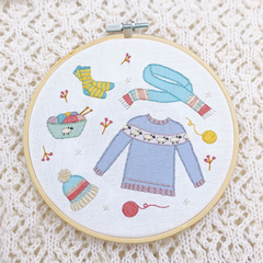 Knitted Bliss Embroidery Kit - Wooliest Season