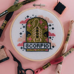 Innocent Bones - Scorpio Zodiac Cross Stitch