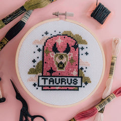 Innocent Bones - Taurus Zodiac Cross Stitch Kit