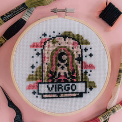 Innocent Bones - Virgo Zodiac Cross Stich Kit