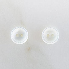 White Mother of Pearl Buttons 11.5 mm (No.234)