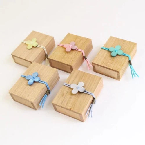 Cohana Glass Sewing Pins in a Cherry Box