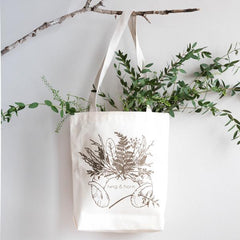 Twig & Horn Illustrated Tote Bag