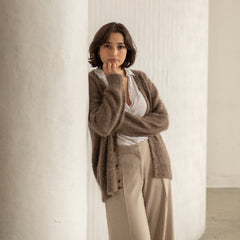 Valentina Cardigan Kit - Knitting for Olive