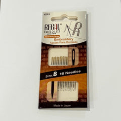 Regal Hand Sewing Needles Gold-Eye