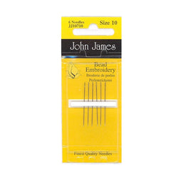 John James Beading and Embroidery Needles size 10