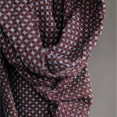 Merchant & Mills - Cool Browns Cross Stitch Indian Cotton