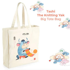 MYak Tote Bag -Tashi The Knitting Yak