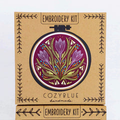 Cozy Blue - Early Bloomer Embroidery