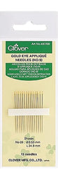 Clover - Gold Eye Applique Needles (497)