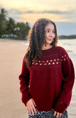 Jenna Pullover- Laman Shetland and Lamana Premia
