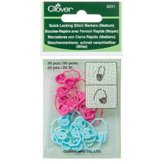 Clover - Locking Stitch Markers 3031 Med