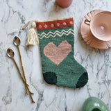 Felicia -  Christmas Stocking Embroidery Kit - Heart