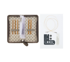 Tulip - CarryC Long Fine Gauge Interchangeable Bamboo Knitting Needle Set
