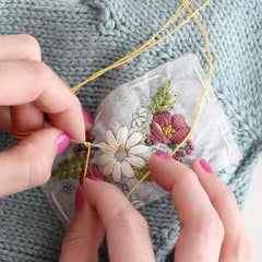 Embroidering on Knits