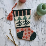 Felicia - Christmas Stocking Embroidery Kit - Pine Tree