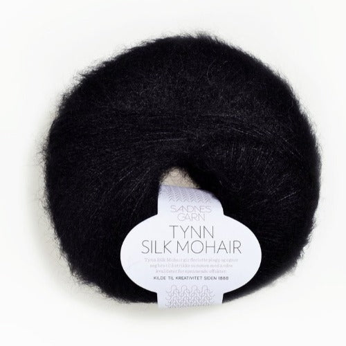 Sandnes Garn - Tynn Silk Mohair Black 1099