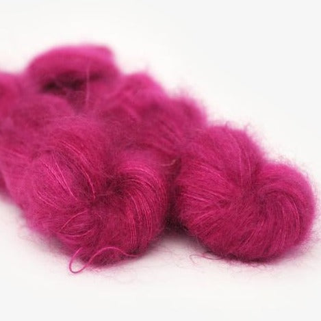 Hue Loco Mohair Lace Mulberry