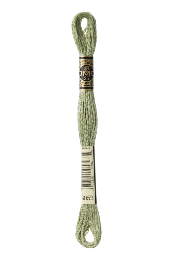 DMC Cotton Embroidery Floss Muted Green