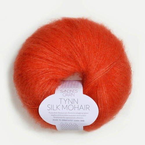 Sandnes Garn - Tynn Silk Mohair Orange 3818