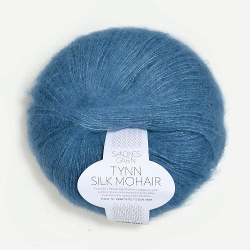 Sandnes Garn - Tynn Silk Mohair Deep Sky Blue 6042