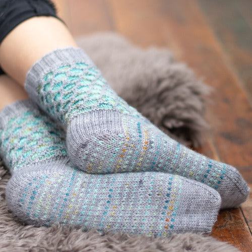 One Skein Knit Thick Socks