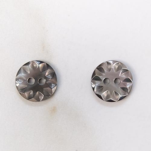 Black Mother of Pearl Buttons 11.5 mm (No. 156)