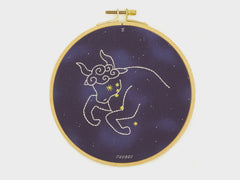 Hoop Art Embroidery Kit - Taurus