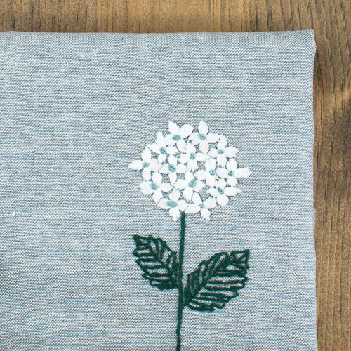 Embroidered Drawstring Bag - B