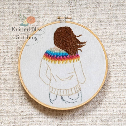 Knitted Bliss Embroidery Kit - Sweater Weather