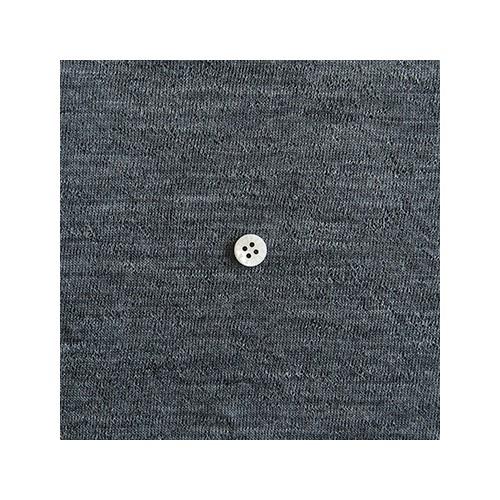 Check & Stripe Wool Jersey / Grey / 91cm x 182cm