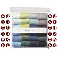 Hamanaka Wool Candy - 24 Colour Set Wool Candy