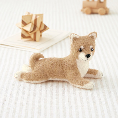Hamanaka Wool Felt Kit Animals Made with Needle Felt Capybara H441