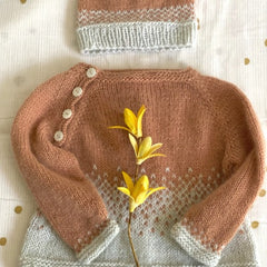 Snow Drift Baby Sweater Kit - Cardiff & Lang Cashmere