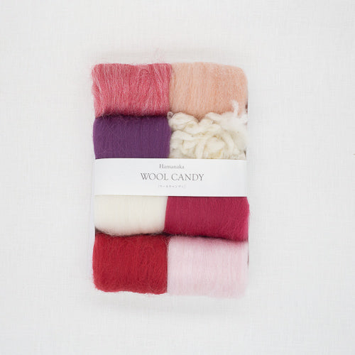 Hamanaka Wool Candy - 8 Colour Set Jewel Pink / H441-121-1