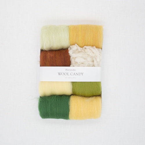 Hamanaka Wool Candy - 8 Colour Leaf Green / H441-121-2