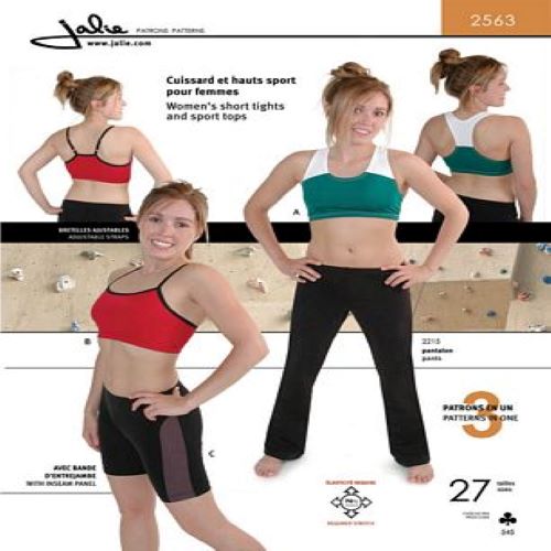 Jalie Patterns - Short tights and sport tops