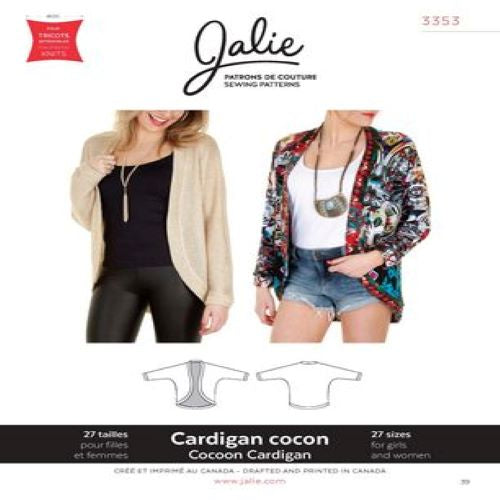 Jalie pattern - Cocoon cardigan