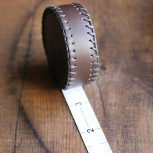 Leather tape measure - NNK Press – Biscotte Yarns