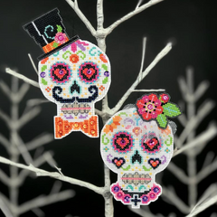Satsuma Street Cross Stitch Kit - Til' Death Ornament Set