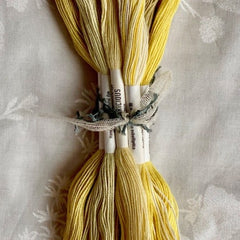Temaricious Natural Embroidery Floss - Soft Yellow Pack